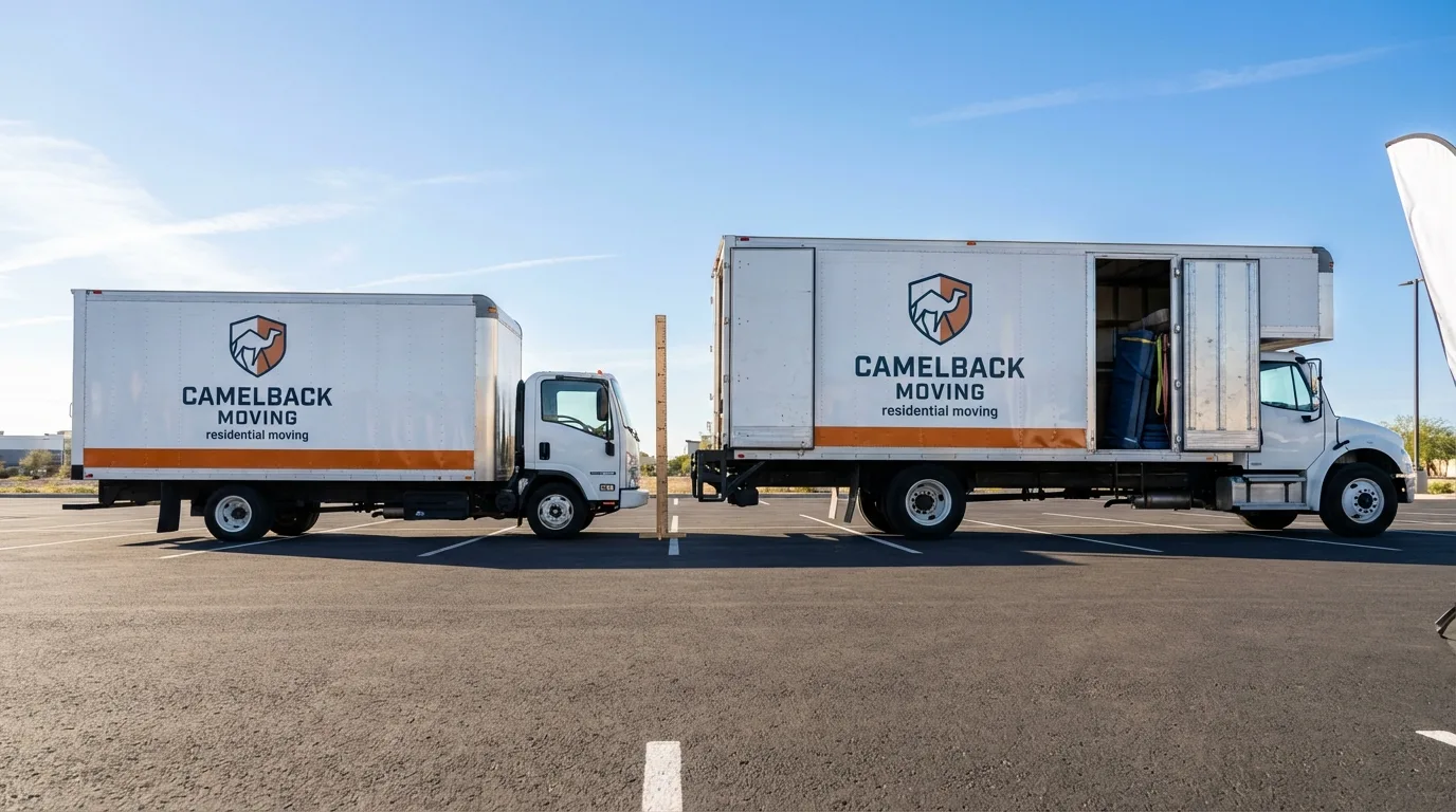 Moving truck size capacity guide in Summit
